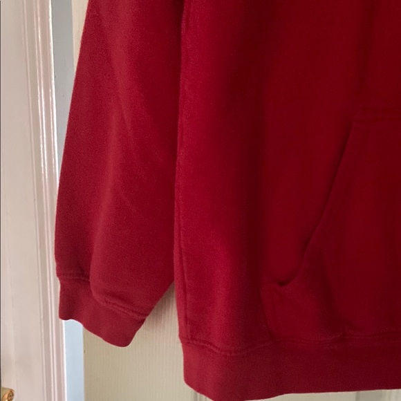 Reebok Giants Red Hoodie Sweatshirt - Picture 4 of 12